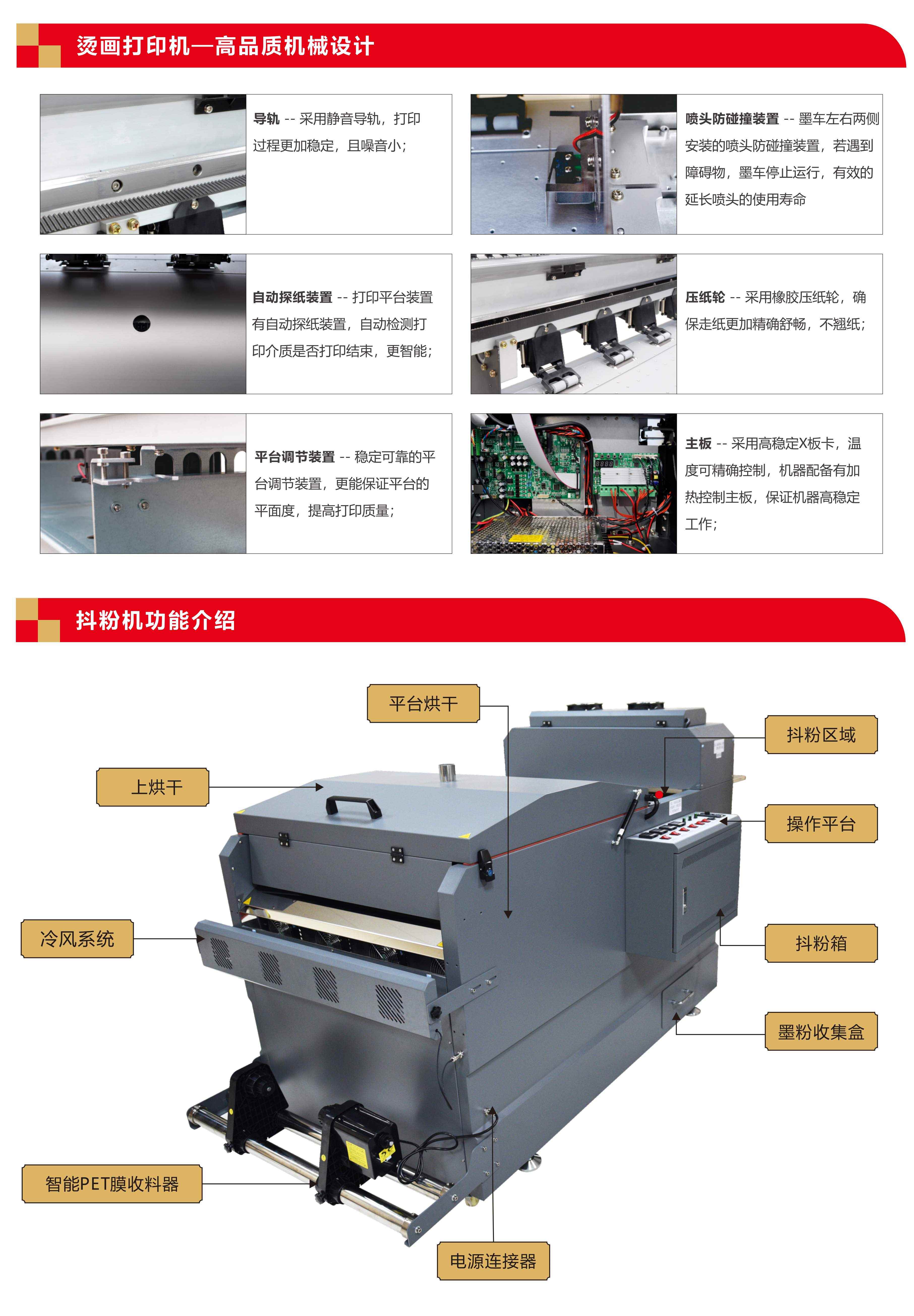 英普瑞丝 YinnPress.com 双喷头烫画打印机&抖粉机 厂家直销 产品 2